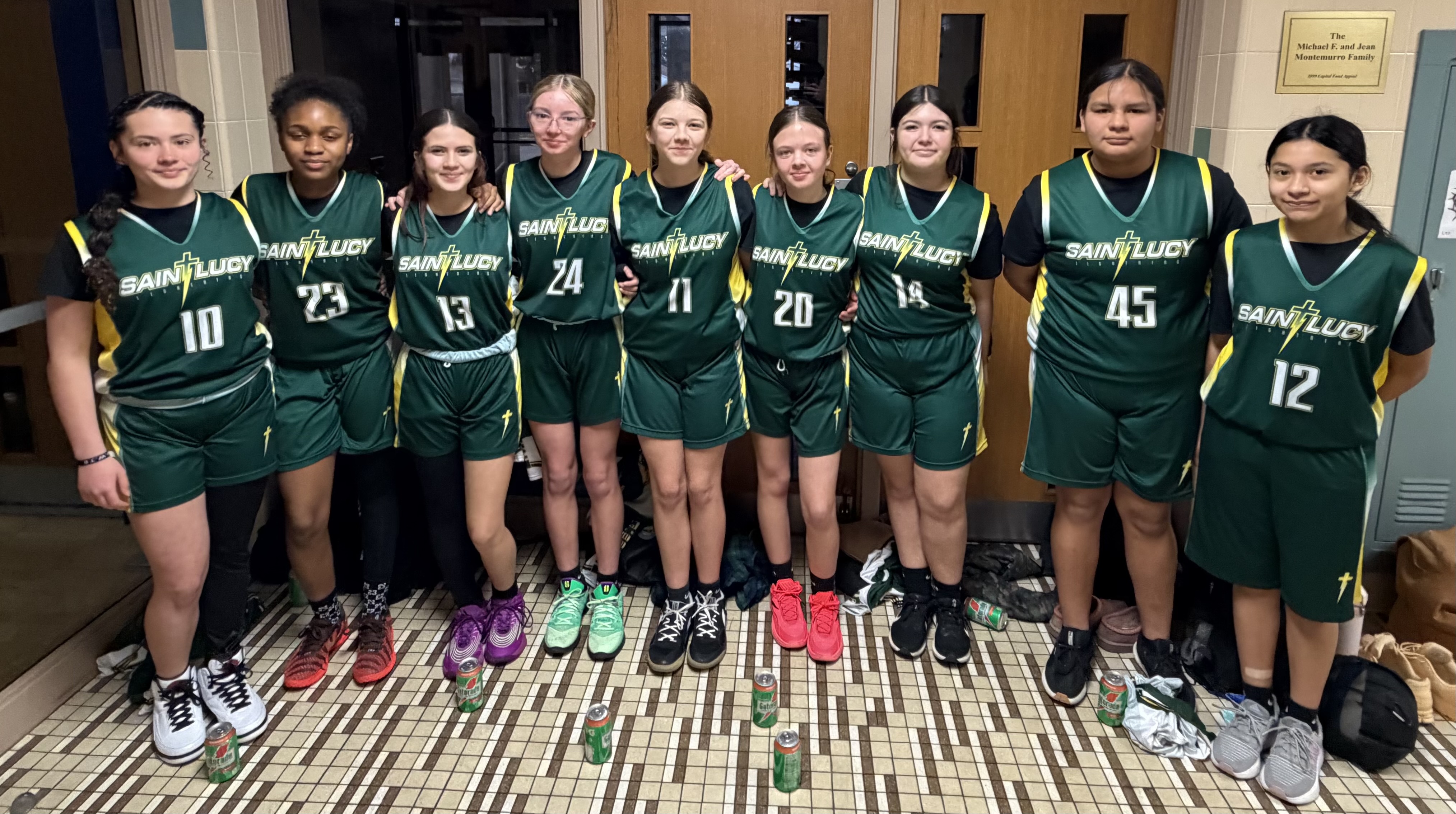 Girls - St. Lucy  Team Picture